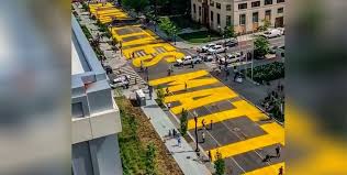 Here S What Dc S Massive Black Lives Matter Street Art Looks Like From Space