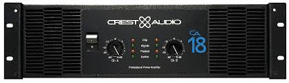 Amplifier is a circuit that is used for amplifying a signal. Crest Audio Ca18 Power Amplifier Decibel Audio Kenya