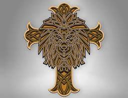 Free Free Lion Cross Svg 7 SVG PNG EPS DXF File