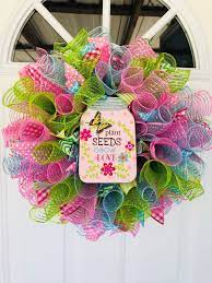 Shiny flower spring daisy wreath, 20 artificial yellow daisy wreath decor front door wreaths with 2 sticky hooks spring and summer wreath for front door wall window room outside decor. Pin On Wreaths