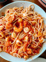 Spicy Seafood Pasta Gluten Free Dairy Free Recipe Seafood Medley Recipes Spicy Seafood Pasta Mixed Seafood Recipe