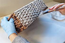 Even with the new paint job my painted wicker basket needed something else. Painted Wicker Basket How To Transform A Cd Basket Girl Just Diy