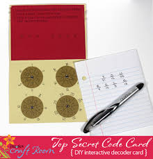 And the other day i was playing with my new mini lucky 8 punch and came up with this card, which has a secret message flap on the front. Top Secret Code Card Pazzles Craft Room