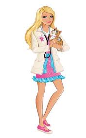 Barbie Veterinaria Barbie Cartoon Barbie Images Barbie Painting