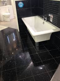 Black Sparkly Tiles Bathroom Flooring Glitter Bathroom Bathroom Floor Tiles