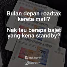 Anda tak tahu senarai harga roadtax kereta terkini di malaysia? Renew Roadtax Kereta