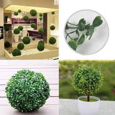 Plastic Artificial Topiary Ball Tree Decoration Plant Artificial Topiary Artificial Plants Plant Decor