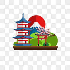 الرسوم المتحركة اليابانية مبنى التوضيح سوشي زهر الخوخ اليابان png والمتجهات للتحميل مجانا japan map japanese illustration vector images