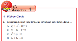Maybe you would like to learn more about one of these? Jawaban Buku Matematika Kelas 8 Uji Kompetensi 4 Hal 181 188 Persamaan Garis Lurus Pentium Sintesi