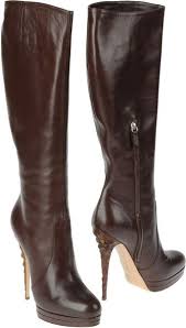 Black Ankle Boots With Brown Heel Casadei Brown High Heeled Boots Boots Heeled Boots Brown High Heel Boots