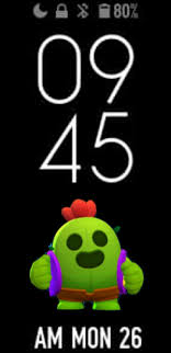 There is no voice lines for this brawler. Spike Brawl Stars By Weihaooo Xiaomi Amazfit Mi Band 5 Amazfit Zepp Xiaomi Haylou Honor Huawei Watch Faces Catalog
