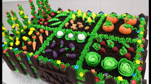 With this vegetable garden layout, you have a square for each vegetable you grow. How To Make A Vegetable Garden Cake By Cakes Stepbystep Youtube