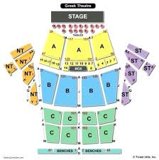 Greek Theater Berkeley Seating Chart Luxury 15 Greek Theatre
