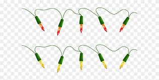 Light Bulb Clipart Border Transparent Christmas String Lights Png Download 582710 Pinclipart