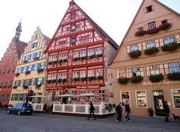 Weinmarkt 3, hotel, fränkische küche, biergarten Deutsches Haus A Dinkelsbuhl Mapio Net