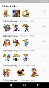 When the aliens arrive earth, the characters can't stay away, so they need to defeat the villains. Download Sticker Boboiboy Galaxy Wastickerapps Mod Apk For Android