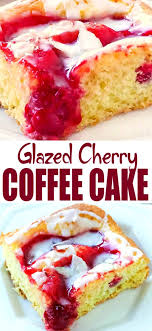 Glazed Cherry Coffee Cake Cherry Pie Filling Recipes Cherry Coffee Cake Recipes Using Cake Mix