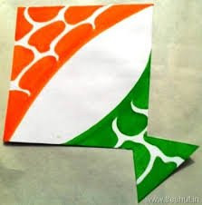 Indian Tri Color Kite Badge Independence Day Wallpaper