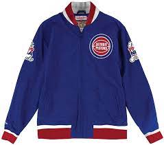 Finde eine neue detroit pistons jacke bei fanatics. Mitchell Ness Detroit Pistons Team History Warm Up Jacke Blau Jacken Bekleidung Sechloe Dk