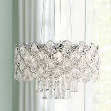 This chandelier led a special atmosphere to your dining room. Angotti 9 Light 19 Round Crystal Chandelier 6g983 Lamps Plus