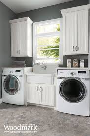 Shorebrook Thermofoil Laundry Laundry Room Storage Cabinet Laundry Room Design Laundry Room Storage