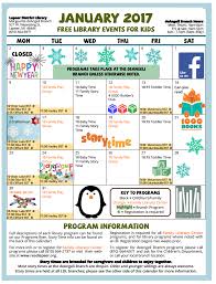 Ldl Event Calendar For January All Events Are Free Please Call The Children S Department With Questions 810 664 Library Events Kids Events Event Calendar