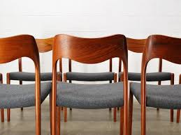 Set Of 8 Danish Teak Dining Chairs Moller 71 Custom Upholstery Teak Dining Chairs Dining Chairs Danish Modern Dining Chair