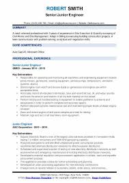 So whether you're a graduate, freshers, beginner, no experience or experienced consultant. Junior Engineer Resume Samples Qwikresume