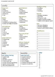 Daily To Do List Premade Weekly Cleaning Checklist