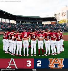 HOGS WIN!!! Arkansas Baseball beats Auburn on the road!!