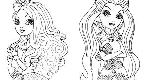 Here you find her with her usual outfit. Click Here To Print Apple White And Raven Queen In Ever After High Coloring Sheet Raven Queen Apple White Free Coloring Pages
