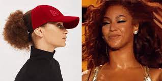 Here are some of my favourite hairstyles to wear under your hat. You Need To See Beyonce S Curly Hair Baseball Hat The Ivy Park Baseball Cap At Topshop