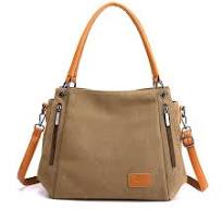 Generic Canvas Female Messenger Bag Purses and Handbags Women Shoulder Bags  (Coffee)