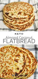 30 Minute Keto Low Carb Flatbread Veggiecurean Recipe Almond Recipes Coconut Bread Coconut Flour Bread