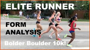 Elite Distance Running Form Analysis At Bolder Boulder 10km Proper Technique Youtube