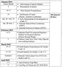 Deped Calendar 2019 Parents As Teachers Teacher Conferences Parent Teacher Conferences