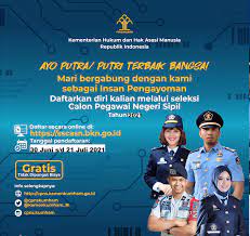 Tidak adanya seleksi cpns tahun 2020 membuat pendaftar cpns tahun 2021 akan meningkat pesat. Lowongan Cpns Kemenkumham 2021 Dan Tata Cara Mendaftar