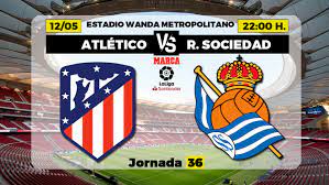 Atletico madrid won 18 direct matches.real sociedad won 12 matches.4 matches ended in a draw.on average in direct matches both teams scored a 2.56 goals per match. Nl1u Wikm4hc4m
