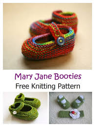 The photo above © aarin. Mary Jane Booties Free Knitting Pattern Knitting Projects
