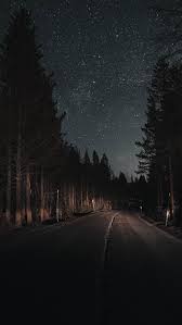 This collection presents the theme of 4k dark. Road In The Night Gece Iphone Android