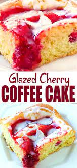 Glazed Cherry Coffee Cake Recipes Using Cake Mix Coffee Cake Easy Cherry Coffee Cake Recipe