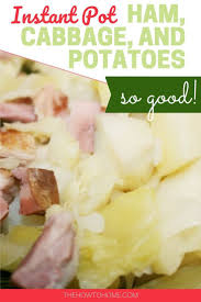 Ham Cabbage Potatoes Easy One Pot Meal Recipe Ham And Cabbage Cabbage And Potatoes Ham And Cabbage Recipe