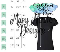 Gildan G640l Size Chart T Shirt Mockup Flat Lay Etsy In 2020 Shirt Mockup Tshirt Mockup Size Chart