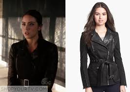 Check spelling or type a new query. Agents Of Shield Season 1 Episode 11 Skye S Leather Sleeve Coat Shop Your Tv
