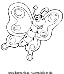 Ausmalbild Schmetterling 3 Zum Ausdrucken