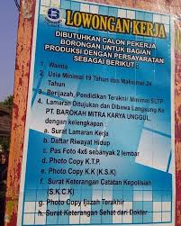 Informasi pekerjaan akan dikirim ke email anda, jika ada info pekerjaan yang sesuai dengan kriteria anda. Pt Bmku Mitra Sampoerna Pabrik Rokok Lowongan Kerja Pandaan Pasuruan Facebook
