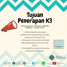 Tujuan dan sasaran sistem pengendalian k3 adalah menciptakan suatu sistem keselamatan dan kesehatan kerja di tempat kerja dengan Menaker Hanif Canangkan Peringatan Bulan K3 Nasional 2018 Bssn Go Id
