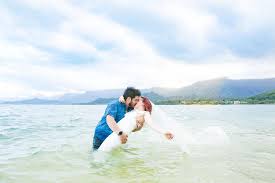The secret island of dr. Kualoa Ranch Secret Island Beach Elopement Skyandreefphotography Com