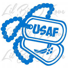 Maybe you would like to learn more about one of these? Usaf Air Force Dog Tags With Wings Emblem Lilbitolove