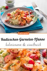 Radieschen Garnelen Pfanne Auf Selleriemus Rezept Radieschen Garnelen Rezepte